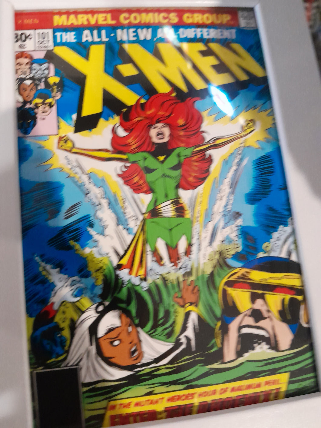 X-Men Replica Comic Covers Large Cards - Framed