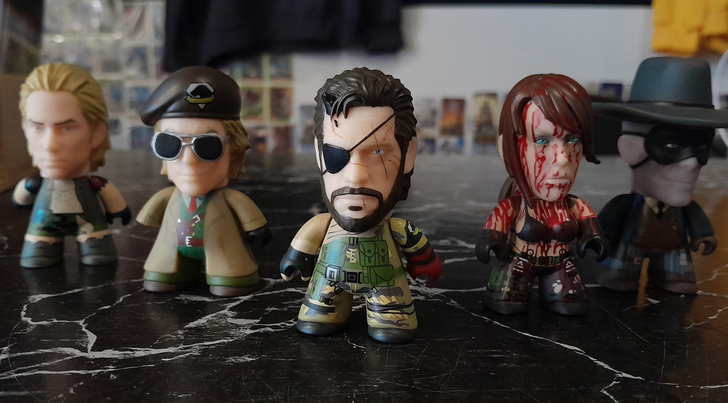Metal Gear Solid 5 limited run of 3inch Figurines. Set of 5.
