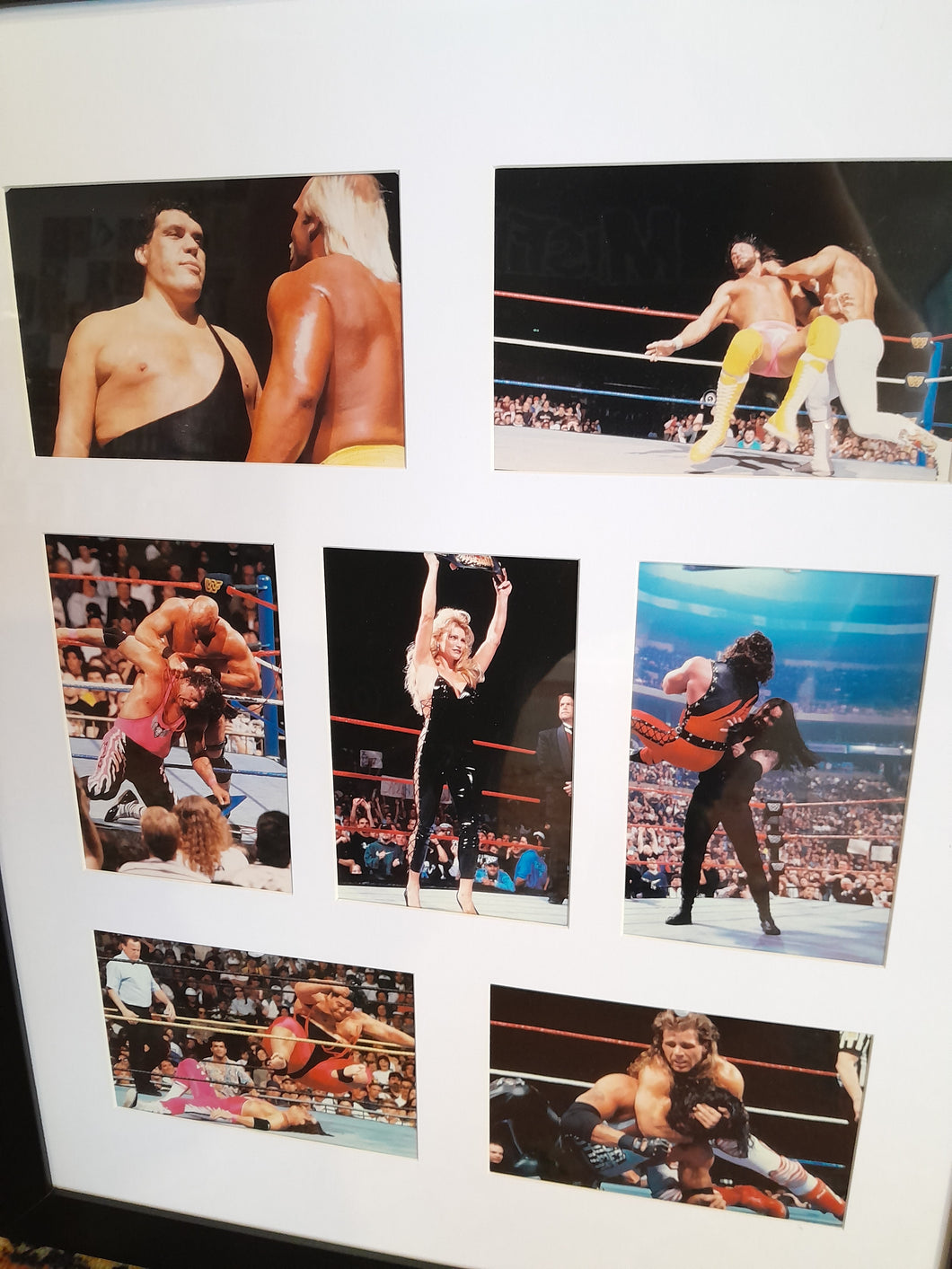 Wrestlemania Thru the Years. Limited Edition WWF Wrestlemania Framed Postcards circa 1999