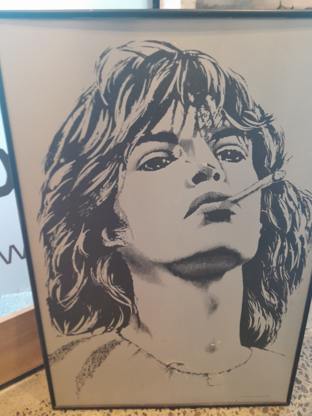 Mick Jagger Hangable Painting