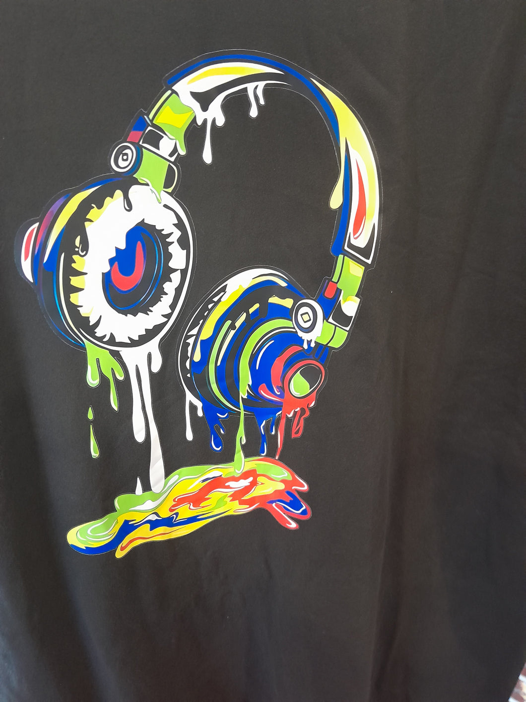 Neon headphones XL T Shirt