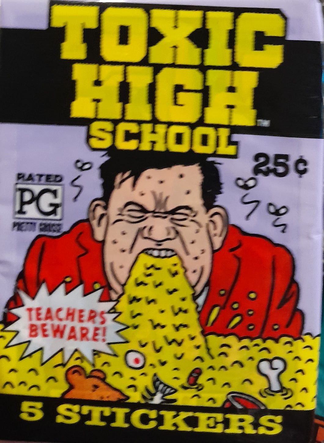 Toxic High School 90s Stickers