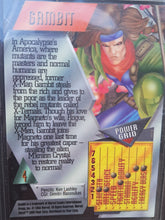 Load image into Gallery viewer, Retro Trading Card- Series: 1995 X-Men Marvel Metal Gambit
