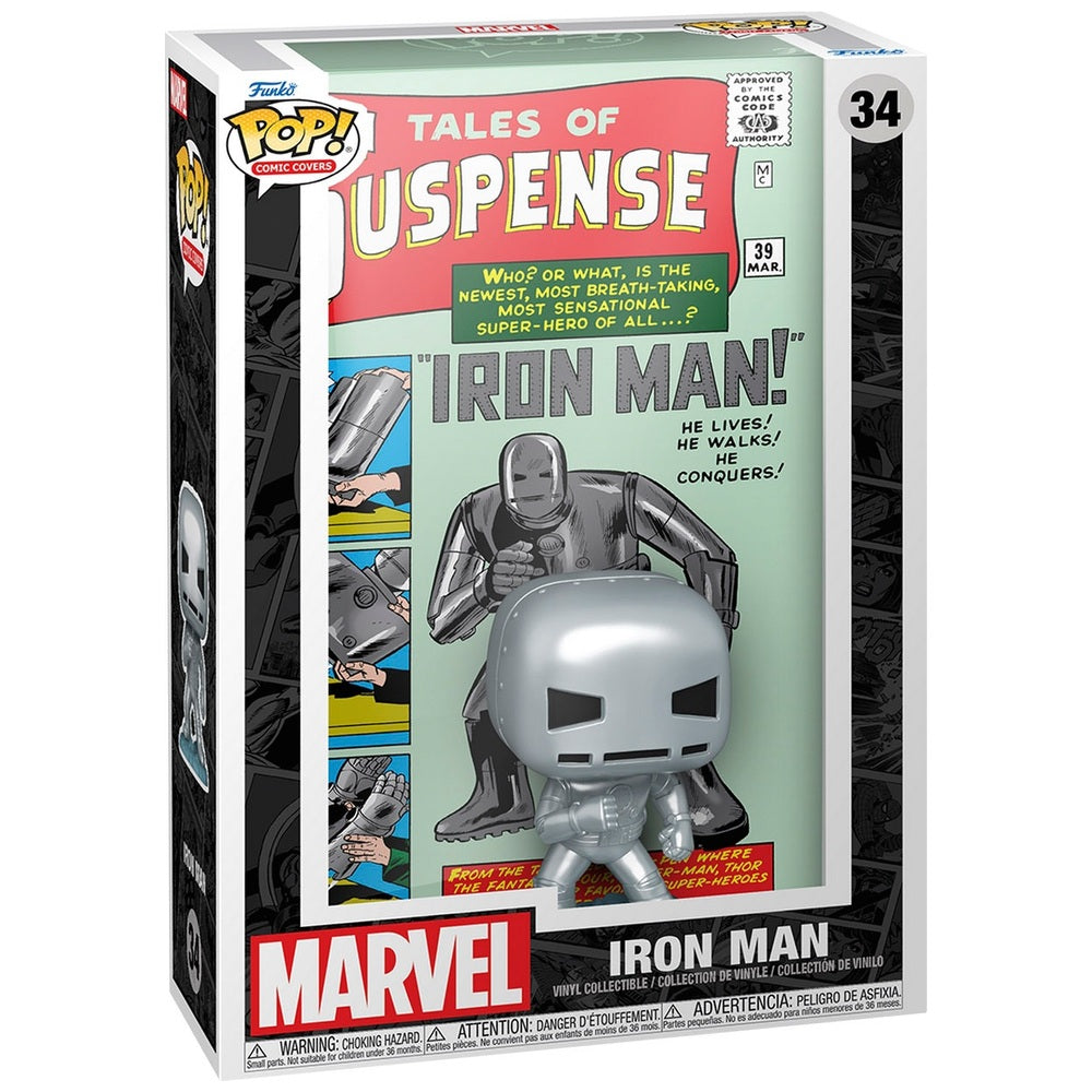 Iron Man Comic Cover Pop Vinyl