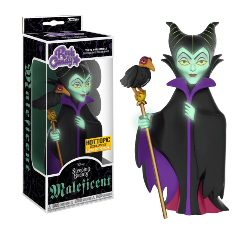 Funko Rock Candy- Maleficent Glow in the Dark