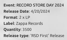 Load image into Gallery viewer, Frank Zappa RSD 2024
