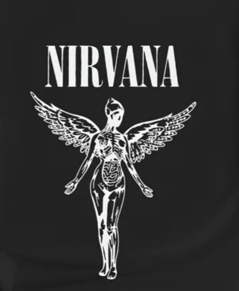 Nirvana T-shirt women size L 12/14