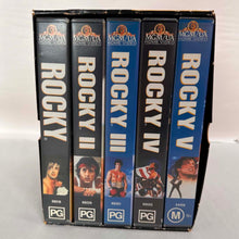 Load image into Gallery viewer, Rocky 1-5 VHS Boxset NEW, STILL SEALED.
