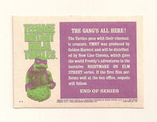 画像をギャラリービューアに読み込む, 1990 TMNT Trading Cards (full set of 132 cards, folder included).
